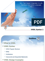 Very High-Speed Integrated Circuits Hardware Description Language (VHDL)