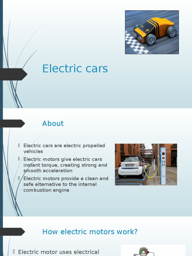 Electric Cars Pdf Electric Car Electric Vehicle