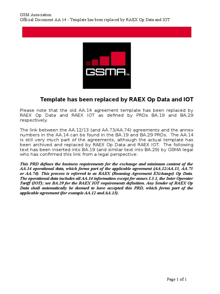 RAEX Op Data Replaces AA.14 Template | PDF
