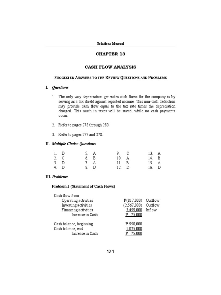 Chapter 13 - Answer | PDF