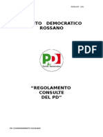 XX Regolamento Consulte PD