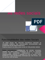 Redes sociais funções vantagens perigos