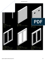 3d Architectural Door Pair