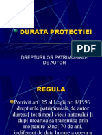 DURATA PROTECTIEI