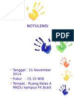 Notulensi 31 Oktober