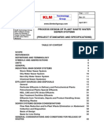 Project Standards and Specifications Waste Water Sewer System Rev01