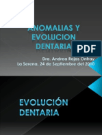 Anomalias y Evolucion Dentaria en Radiologia