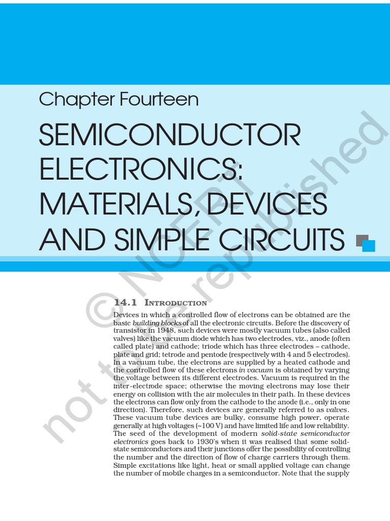 Semiconductor | PDF | P–N Junction | Semiconductors