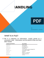 File Handling