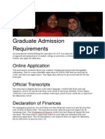 Grads Requirement Details