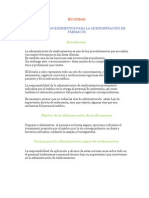 III Unidad Normas y Procedimientos Para La Administración de Fármacos2012