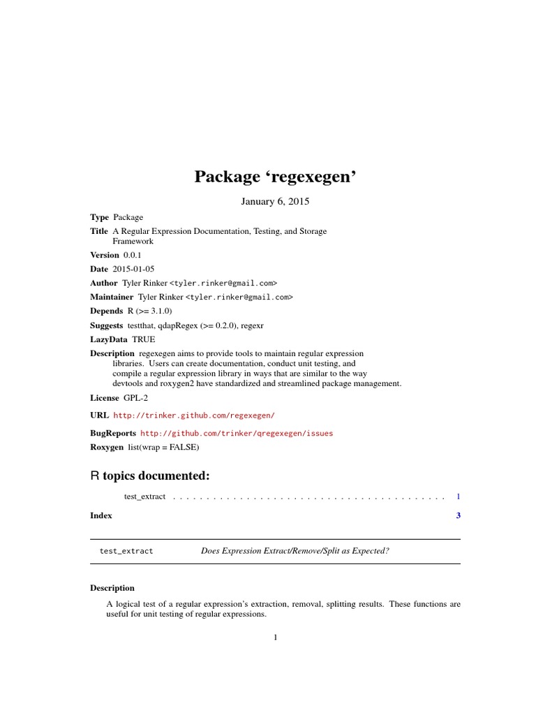 Regular Expression Testing Tools | PDF | Computers