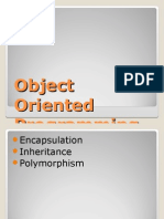 Object Oriented Programming