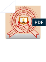 Kasturbha College Logo