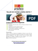 Taller de Cocina Ligera (Dieta y Salud)