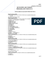 Delimitarea Secţiilor de Votare Din BUCUREŞTI SECTOR 6