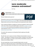 Why Don't More Moderate Muslims Denounce Extremism