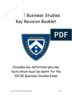 IGCSE Business Studies Key Revision Booklet(1)