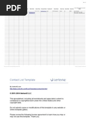 Contact List