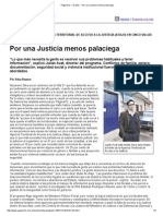 Página - 12 - El País - Por Una Justicia Menos Palaciega
