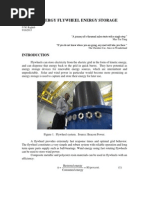 Kinetic Energy Flywheel Energy Storage