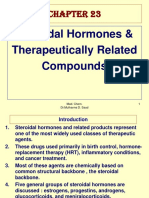 Steroidal Hormones & Therapeutically Related Compounds: Med. Chem. DR - Muthanna D. Saud 1