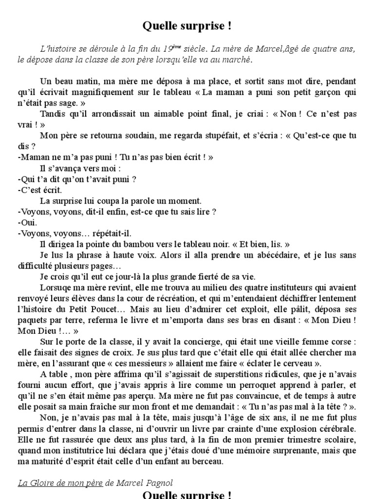 Fiche Technique La Gloire De Mon Père la gloire de mon père | Fiction et littérature