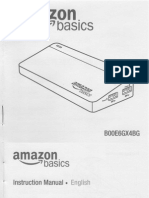 Amazon Basics 7 Port Usb 3 Hub B00E6GX4BG Owners Manual User Guide