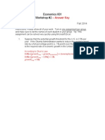 Econ 601 f14 Workshop 2 Answer Key PDF