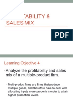 Profitiability Salesmix 1