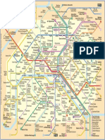 Paris Metro Mini Map 2014