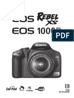Manual Canon EOS 1000 D