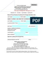 Agency Directory Coordinator Information Form