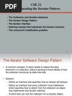 CSE 12 Implementing The Iterator Pattern