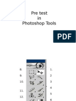 Pre Test in Photoshop Tools