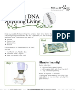 How to extract DNA from anything living 