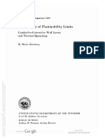 The Theory of Flammability Limits - Conductive Convective Wall Losses