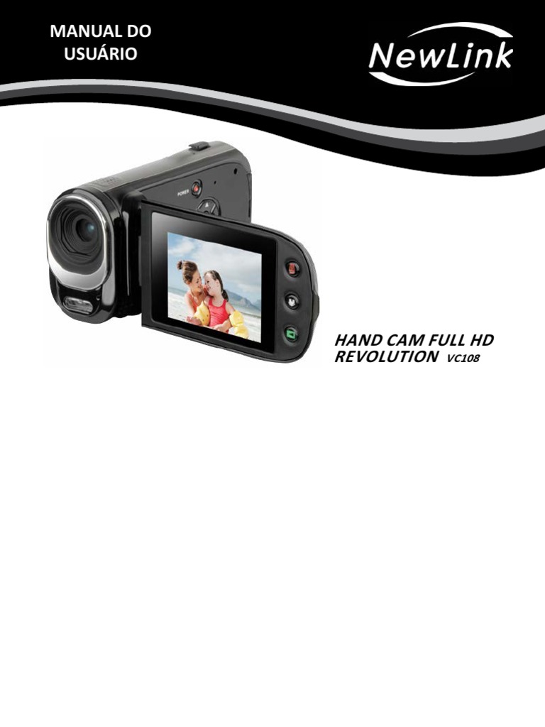 Manual do Usuário - Hand Cam VC108 | PDF | Drive de disco rígido | Vídeo