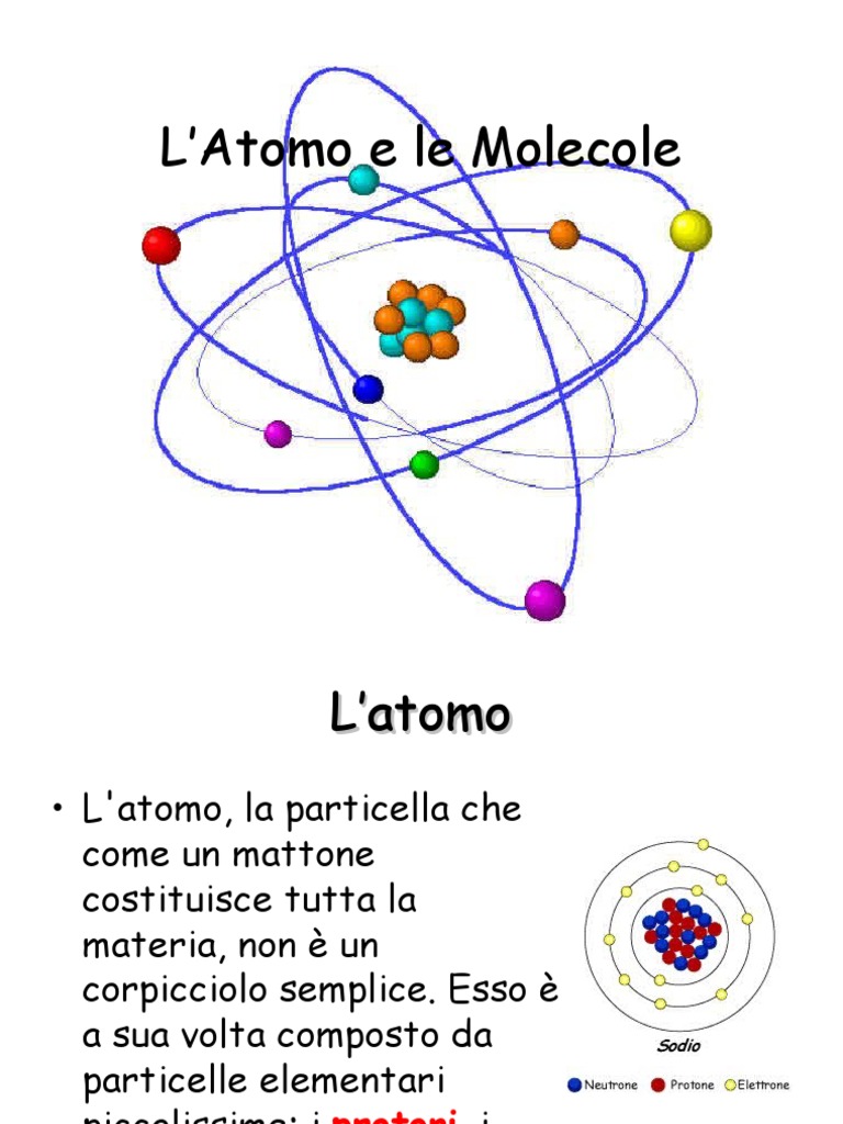 Atomi Molecole | PDF