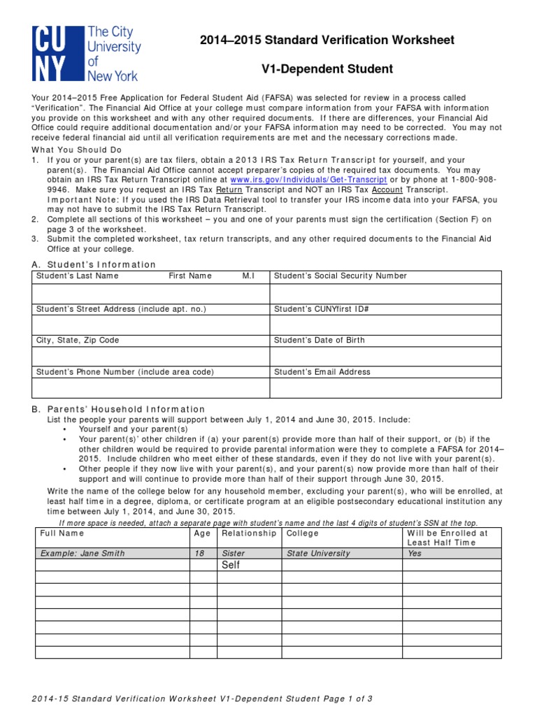Worksheets Dependent Verification Worksheet dependant verification worksheet sharebrowse delibertad