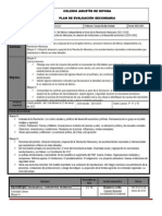 Plan Bimest Evaluación -4-3°2015