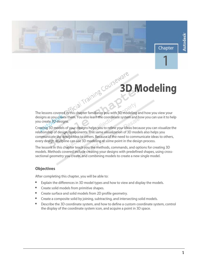 AOTC AutoCAD 2008 Creating and Presenting 3D Models-slipstream-Sample ...