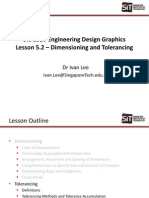 SIE1010 Lesson 5.2 - Dimensioning and Tolerancing (Part 2)