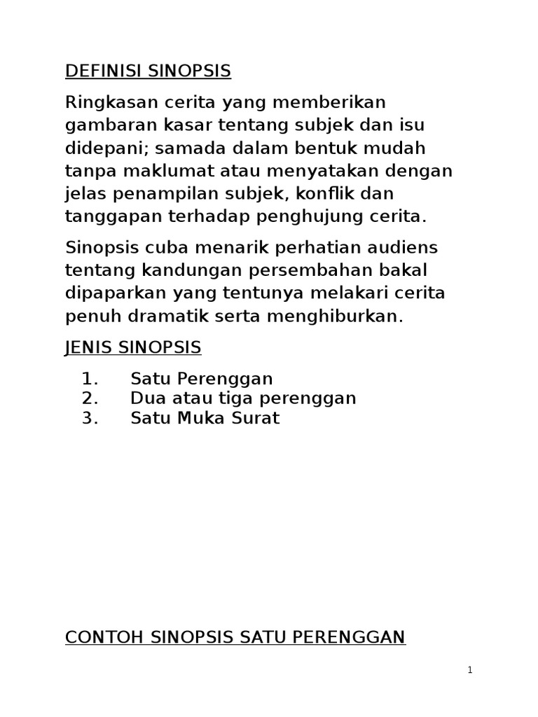 Cara Menulis Sinopsis Dengan Gambar Wikihow