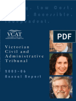 069.VCAT 2005-06 Annual Report (FTL Judge and Papaleo Mentioned)