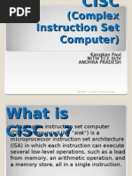 Complex Instruction Set Computer