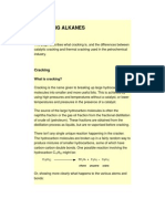 Cracking of Alkanes (Paraffins)