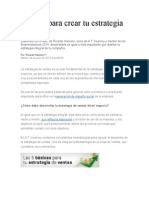 Artículo 1 Manual Para Crear Tu Estrategia de Venta