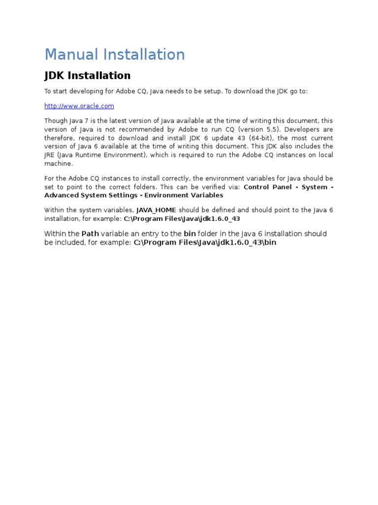 Howto Jdkinstallation | PDF | Business
