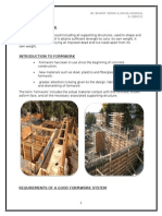 Formwork in Building Construction